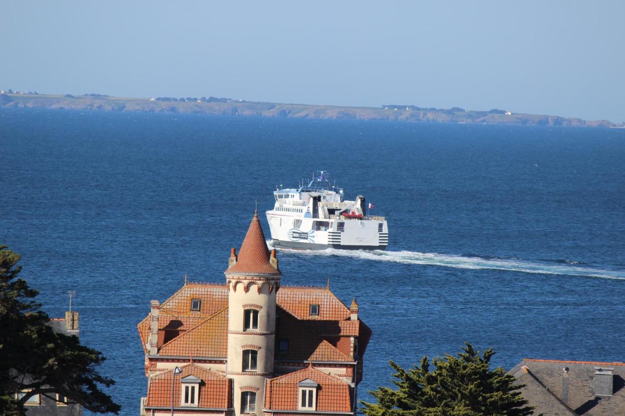 Appartement Vue Panoramique Mer, Pret De Velos, Wifi Quiberon Dış mekan fotoğraf