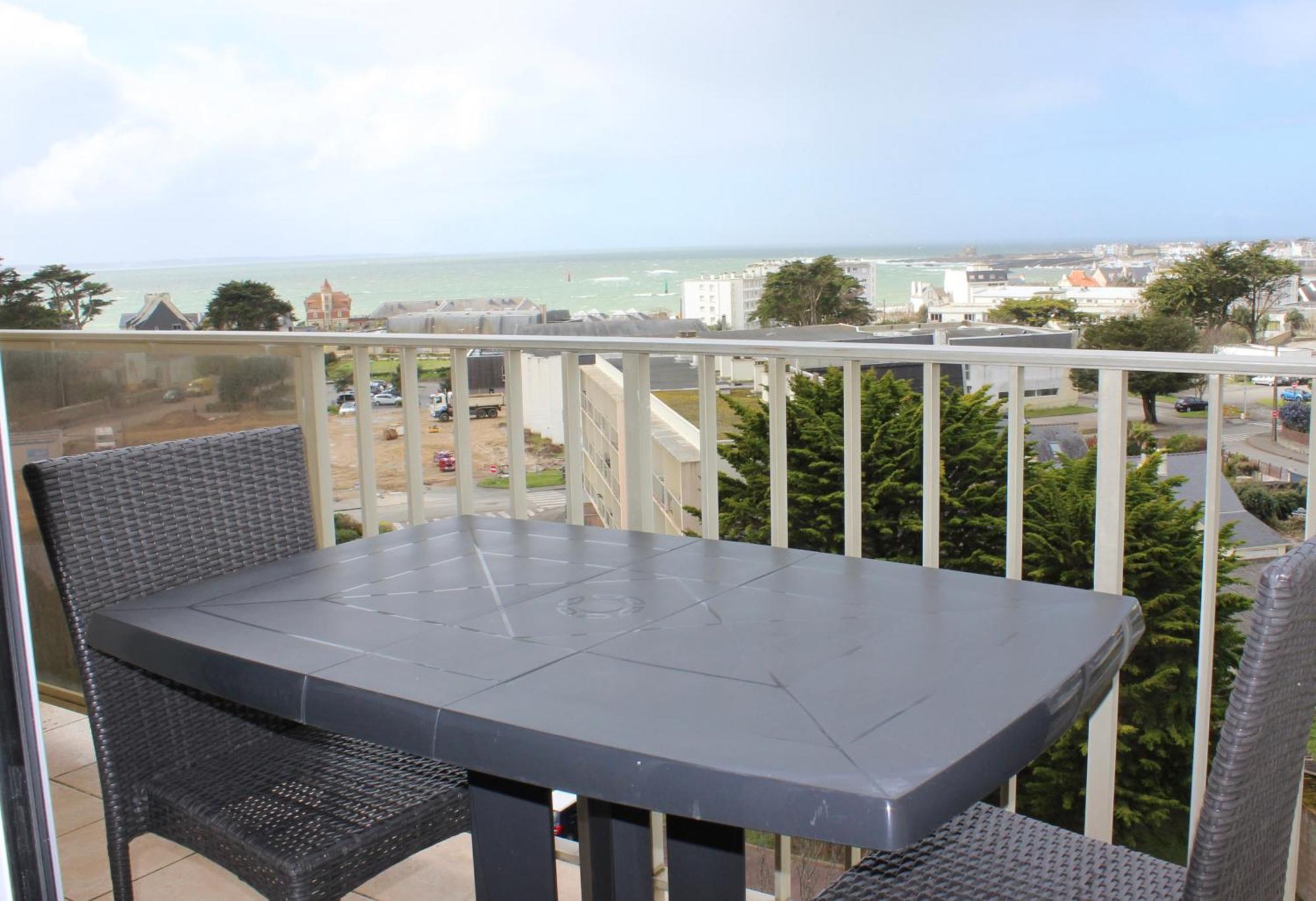 Appartement Vue Panoramique Mer, Pret De Velos, Wifi Quiberon Dış mekan fotoğraf
